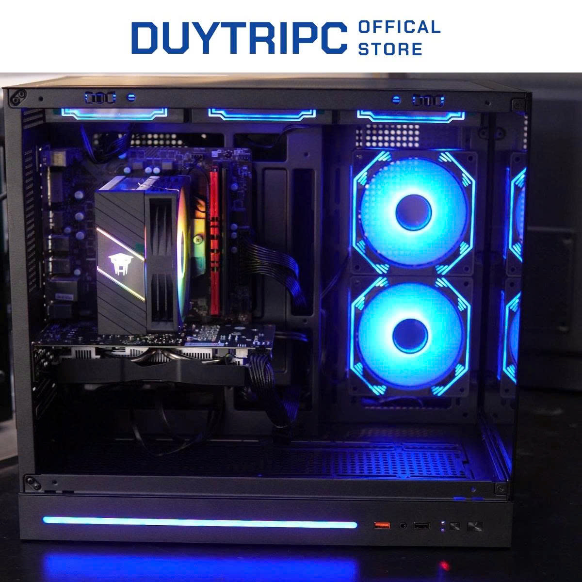 PC Gaming Intel Core i5 12400F | Main B760 | RAM 16GB | RTX 2060 SUPER 8GB | SSD NVMe 512GB | Nguồn 650W - Chiến Game, Thiết Kế Đồ Họa Mượt Mà 